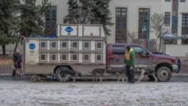 A bustling day two at Fur Rendezvous in downtown Anchorage as the dog sled race attracts a large crowd, food trucks, fur traders and carnival rides. February 27, 2016 (Images: Sebastian Garrett-Singh)