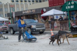 A bustling day two at Fur Rendezvous in downtown Anchorage as the dog sled race attracts a large crowd, food trucks, fur traders and carnival rides. February 27, 2016 (Images: Sebastian Garrett-Singh)